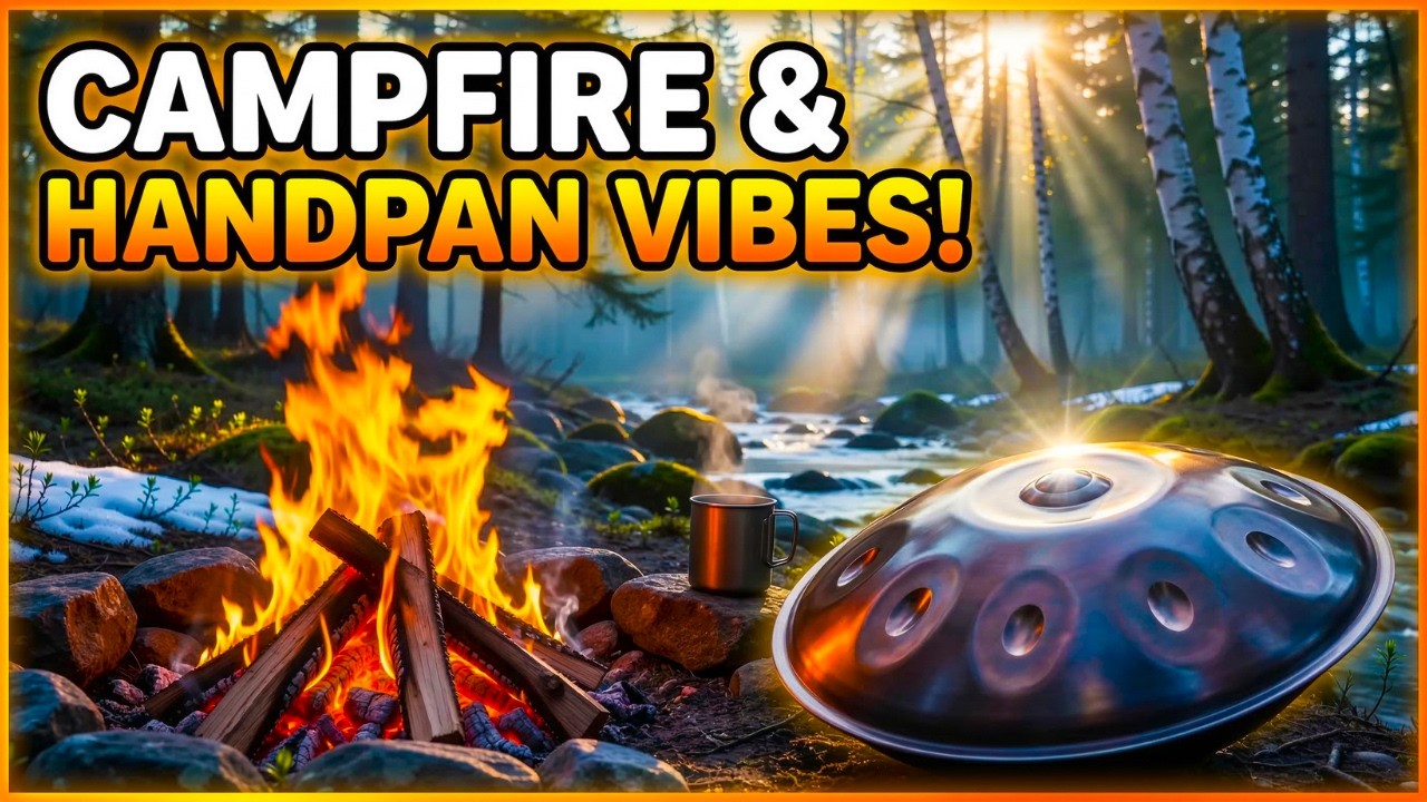 Handpan in the Forest 🌲 Relaxing Music & Nature Sounds [No Ads]