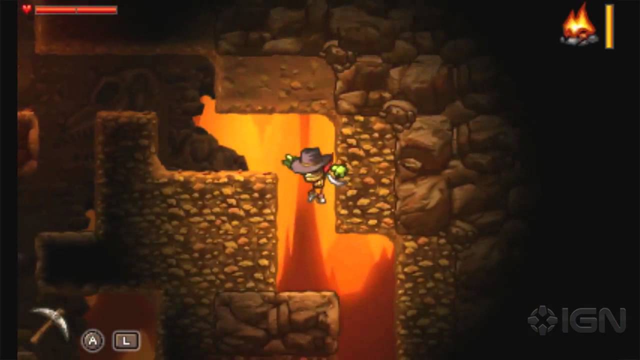 Dig Dug Meets Metroid in SteamWorld Dig
