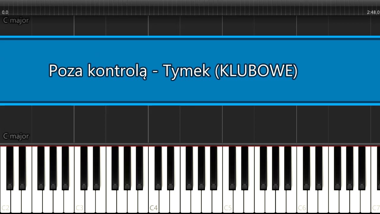 Poza kontrolą - Tymek, jak grać - piano tutorial by Paul Raksa
