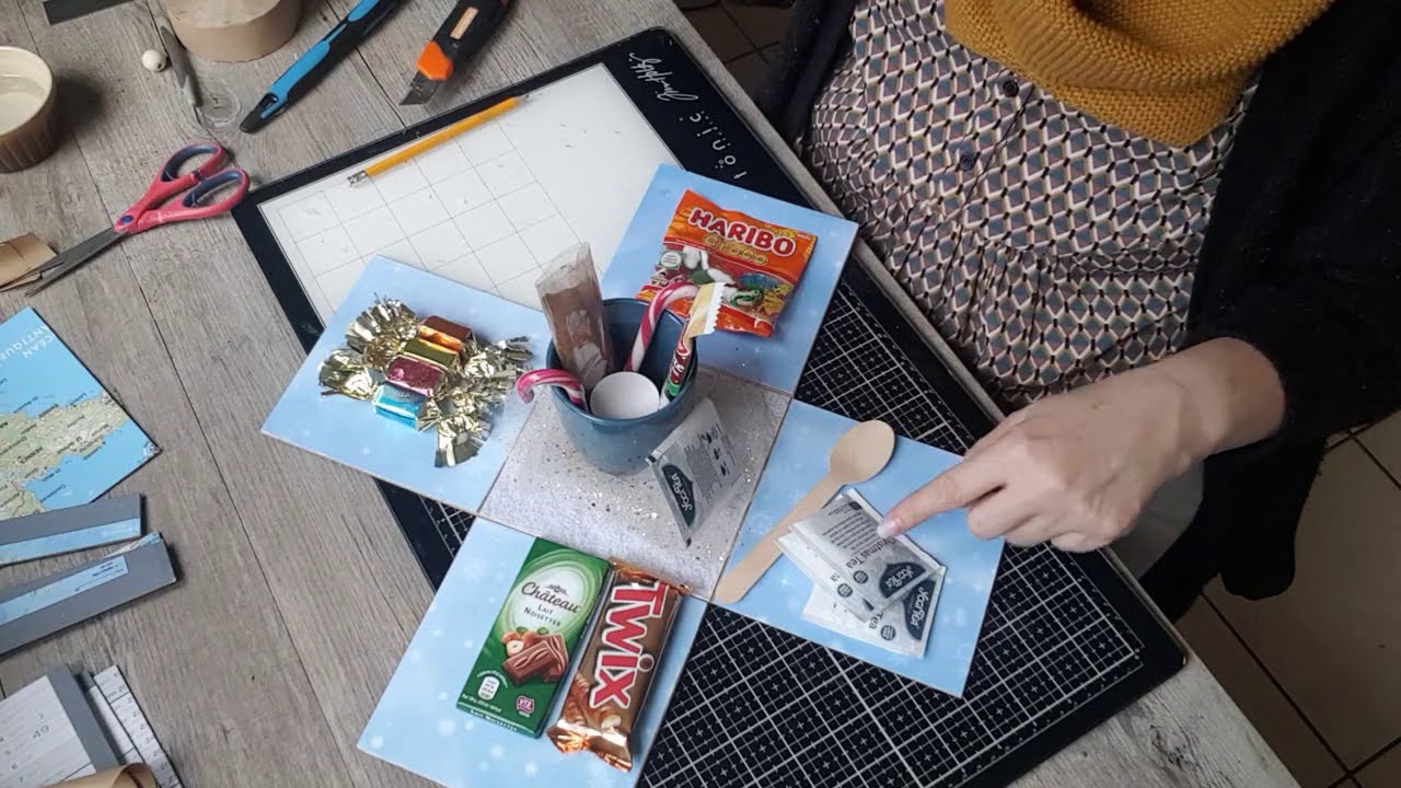 tuto boite a explosion en carton