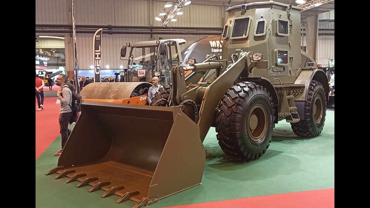 Smopyc 2023 Feria Zaragoza Parte 2 Tierra Grúa Camiones Hormigoneras Mixta Pala Carretilla Giratoria