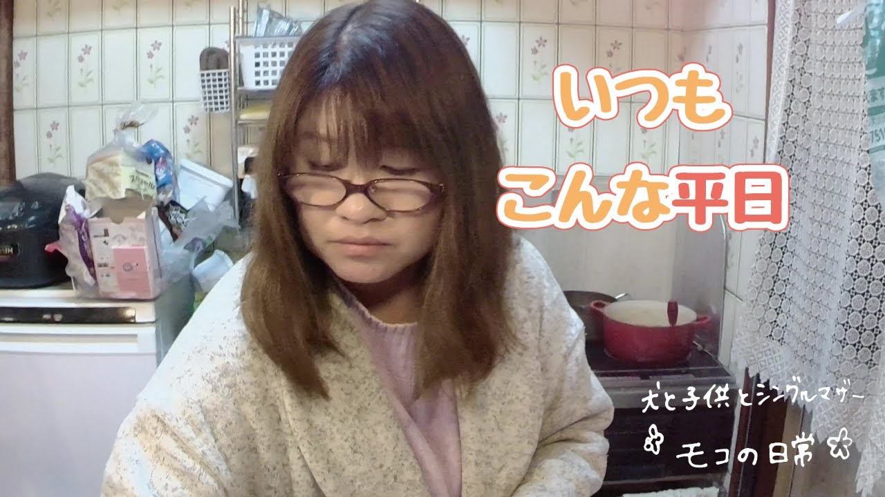 【毎日こんな感じ】特に何もない、いつもの平日／休み明けの方が辛かった…。／犬と子供とシングルマザー／モコの日常