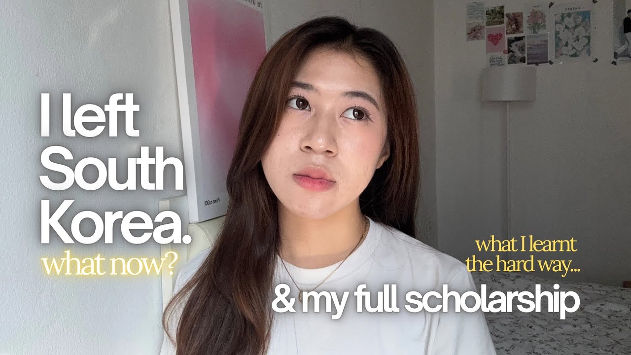 I QUIT my university in Korea as a scholarship student | my honest confession