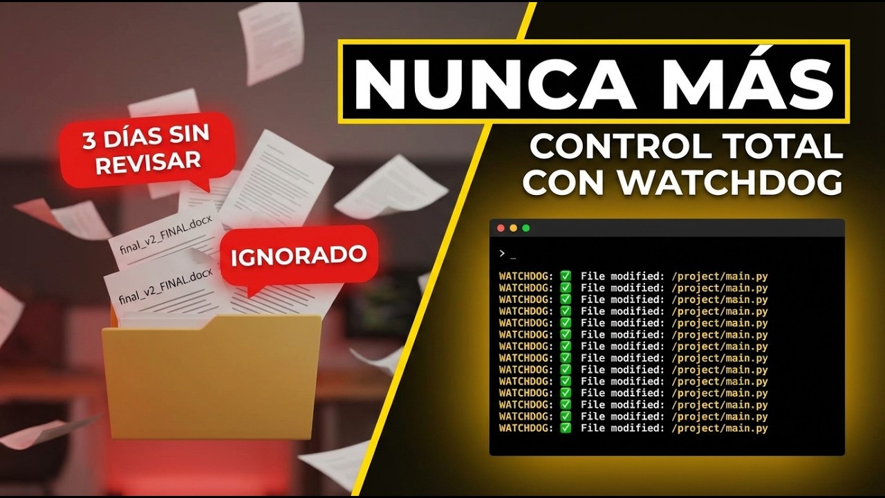 Detective de Archivos en Python 🕵️‍♂️ Automatización REAL con Watchdog