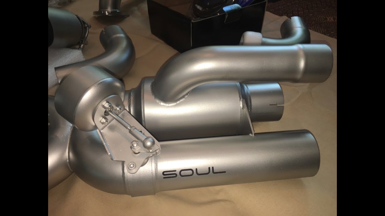 Soul Performance Products Valved Exhaust Installation for a Porsche 991.1