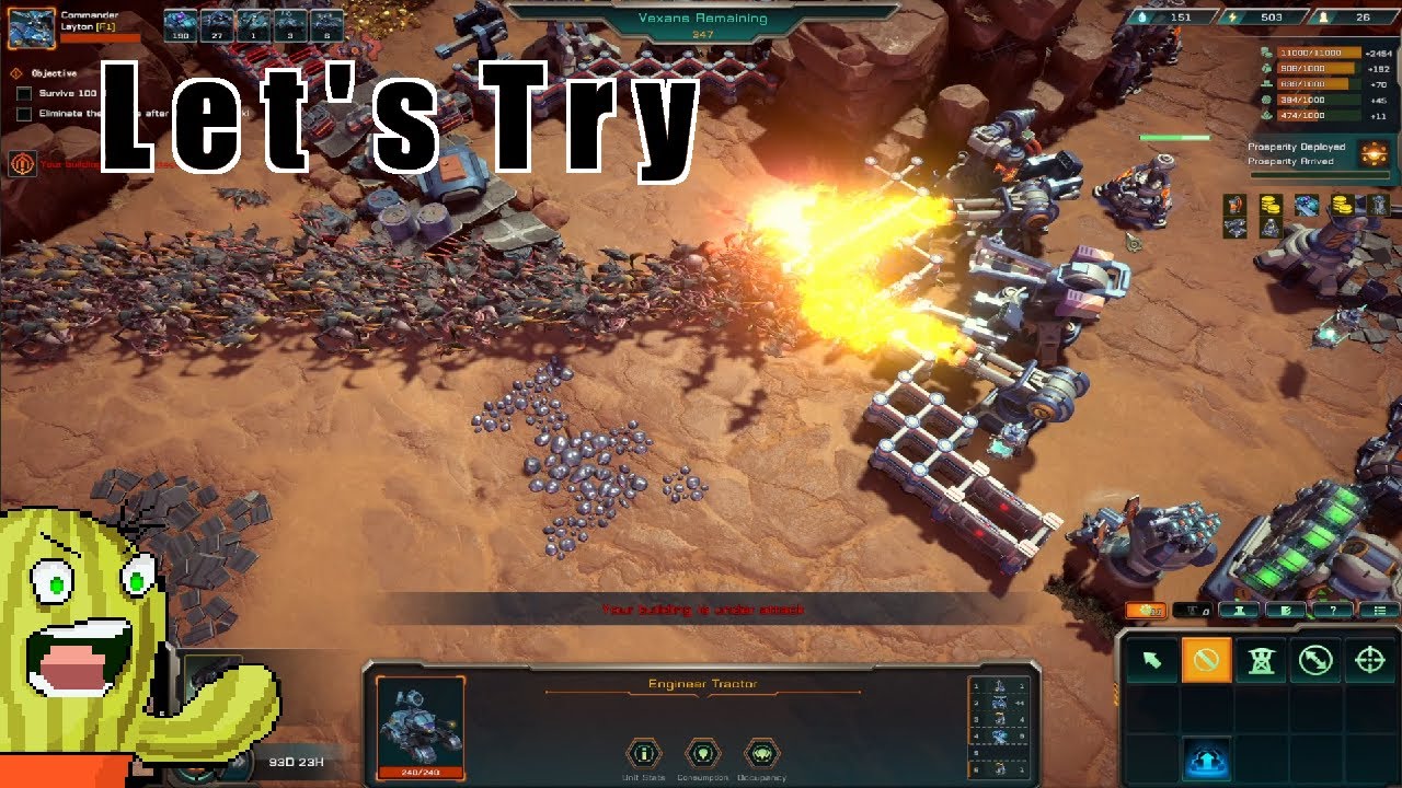 Let's Try Alien Marauder: Real-Time Strategy Survival Alien Horde Defense