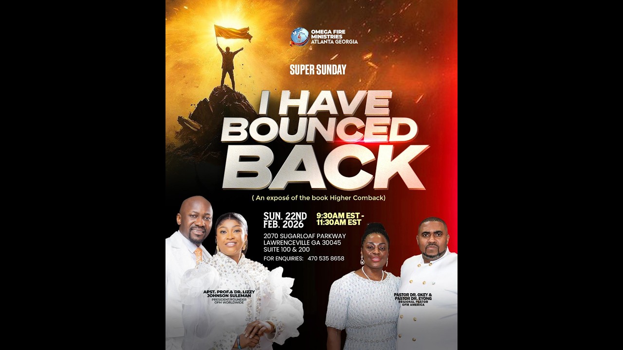 SUPER SUNDAY SERVICE | I HAVE BOUNCED BACK | OFM ATLANTA 1