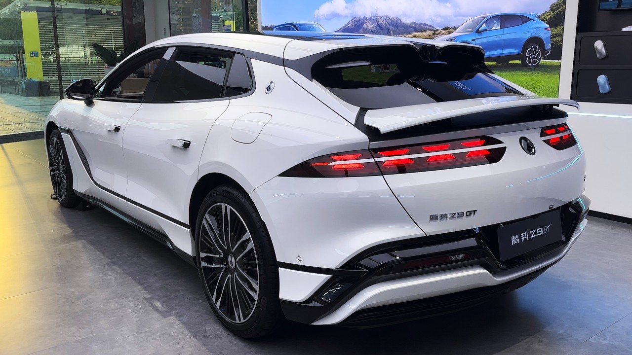 2025 BYD Denza Z9GT Luxury Sedan PHEV Интерьер и экстерьер в деталях 4K