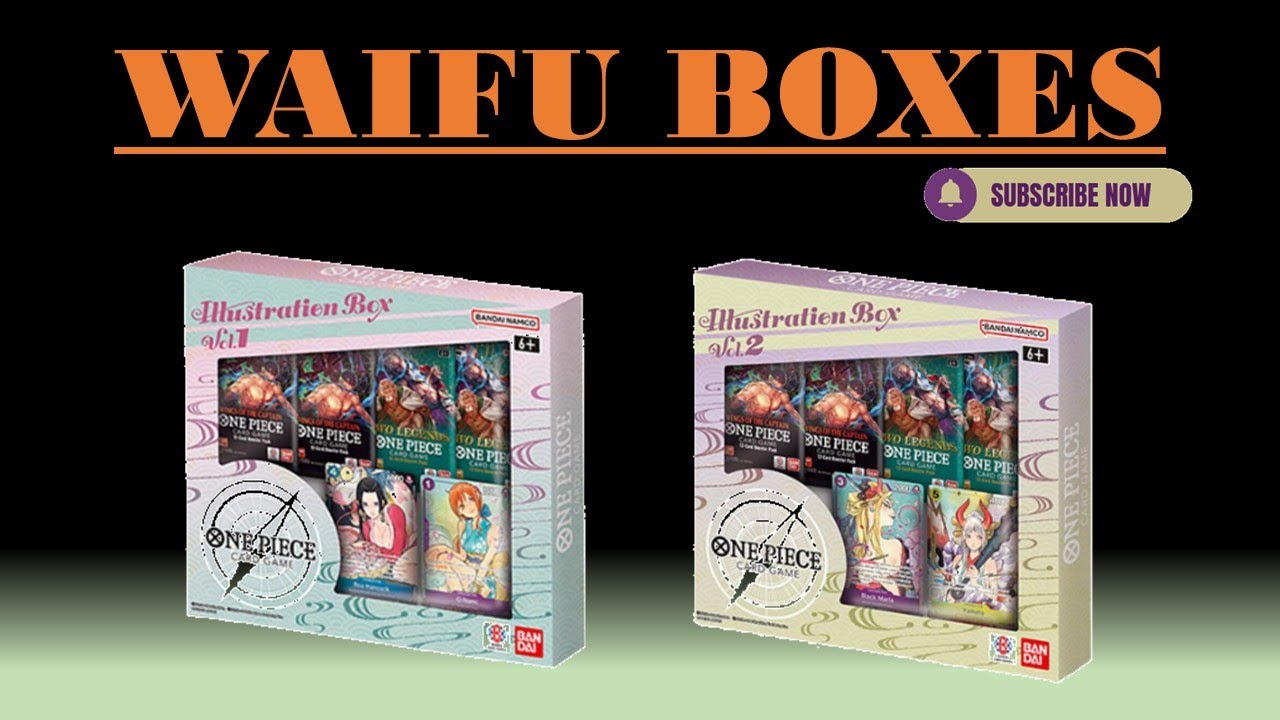ONE PIECE Illustration Box vol 1 AND vol 2 OPENING! WAIFUS IN A BOX :D