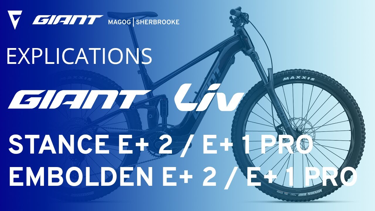 EXPLICATIONS - Giant Stance E+ et Liv Embolden E+ (2023)