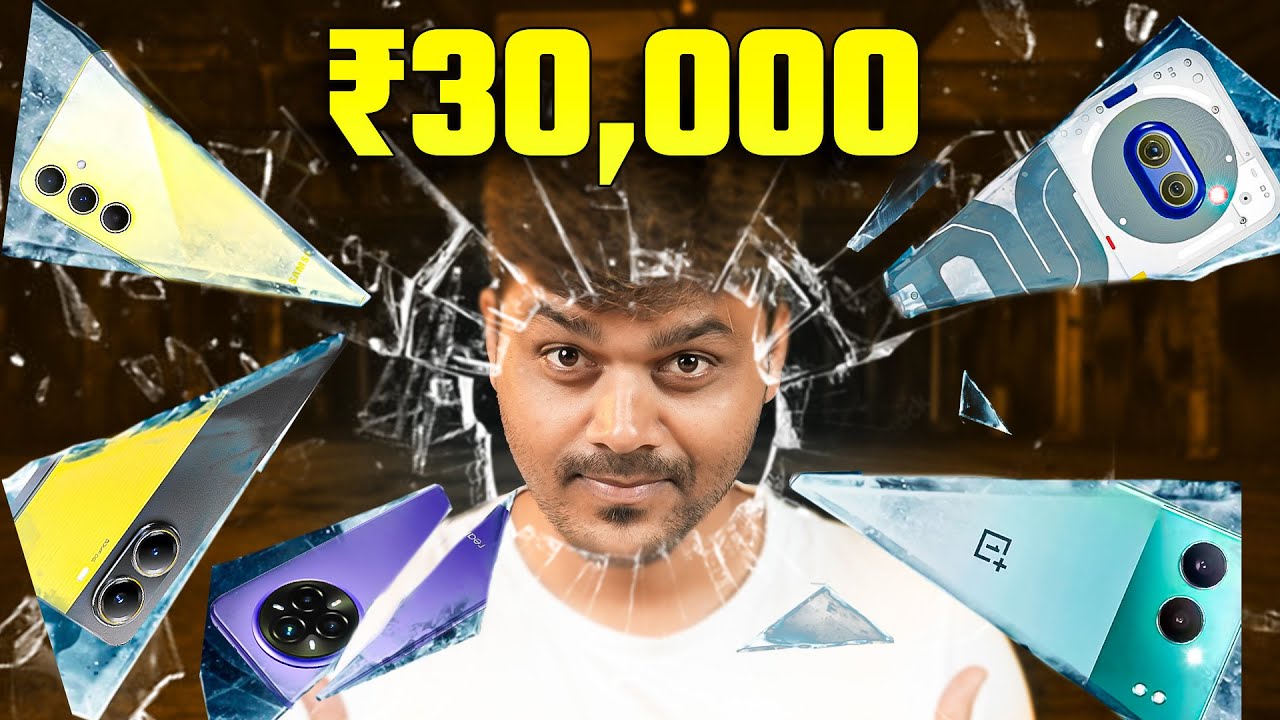 ⚡Top 5+ Best Smartphones 📱 Under ₹30,000 🔥 Camera , Gaming , All-Rounder