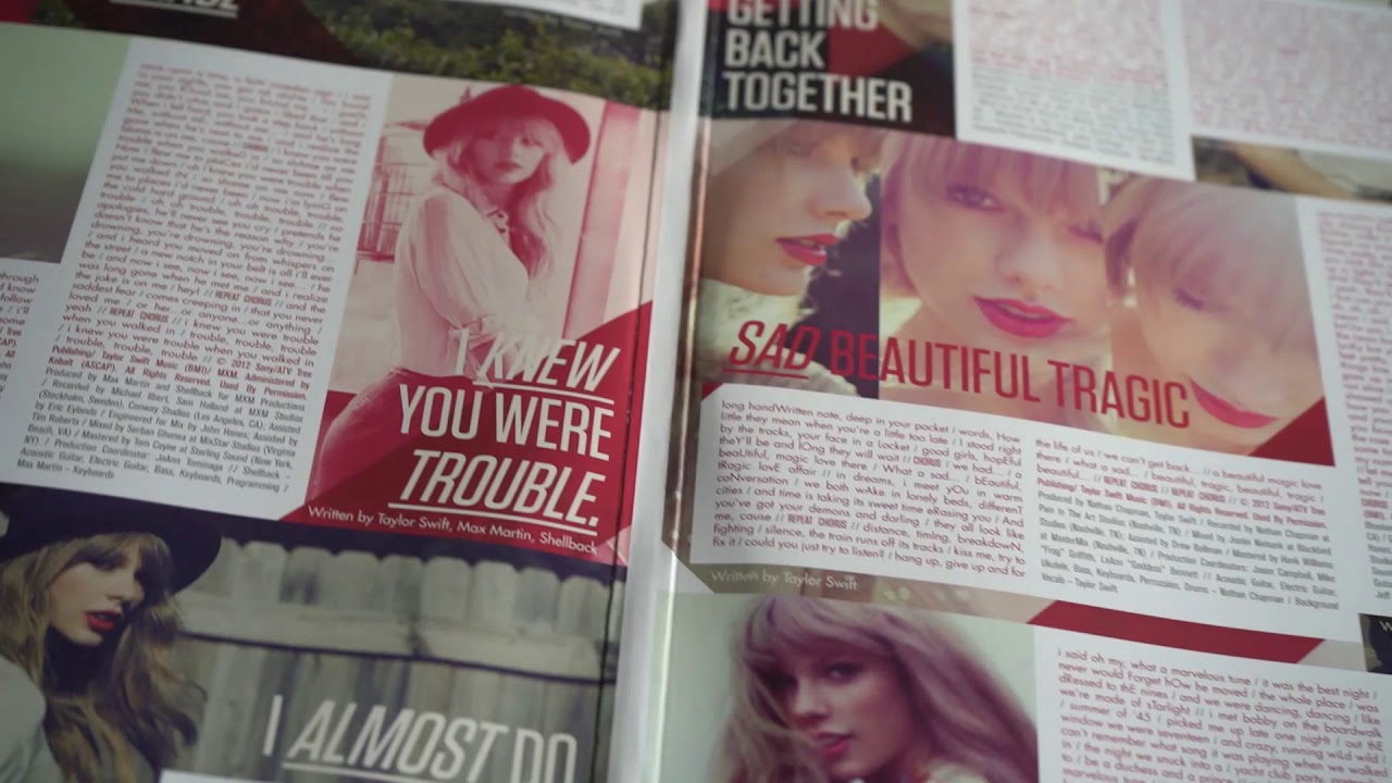 TAYLOR SWIFT - RED VINYL (UNBOXING)