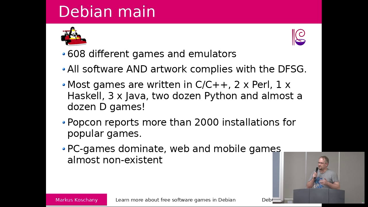 Debian Games: Learn more about free software games in Debian