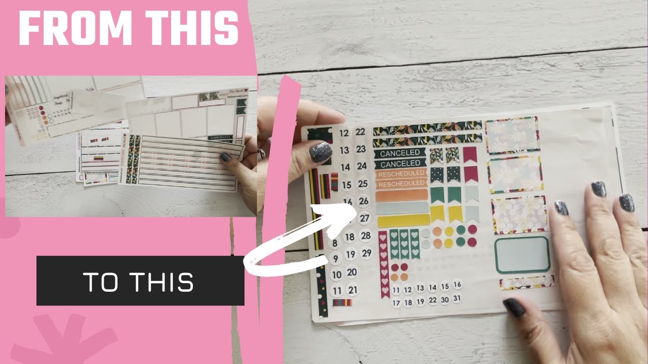 How I Organize My Leftover Stickers | Sticker Organization Without Spending Money
