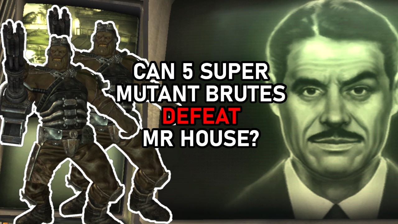 Can 5 Super Mutant Brutes DEFEAT Mr House? | Fallout New Vegas npc battles