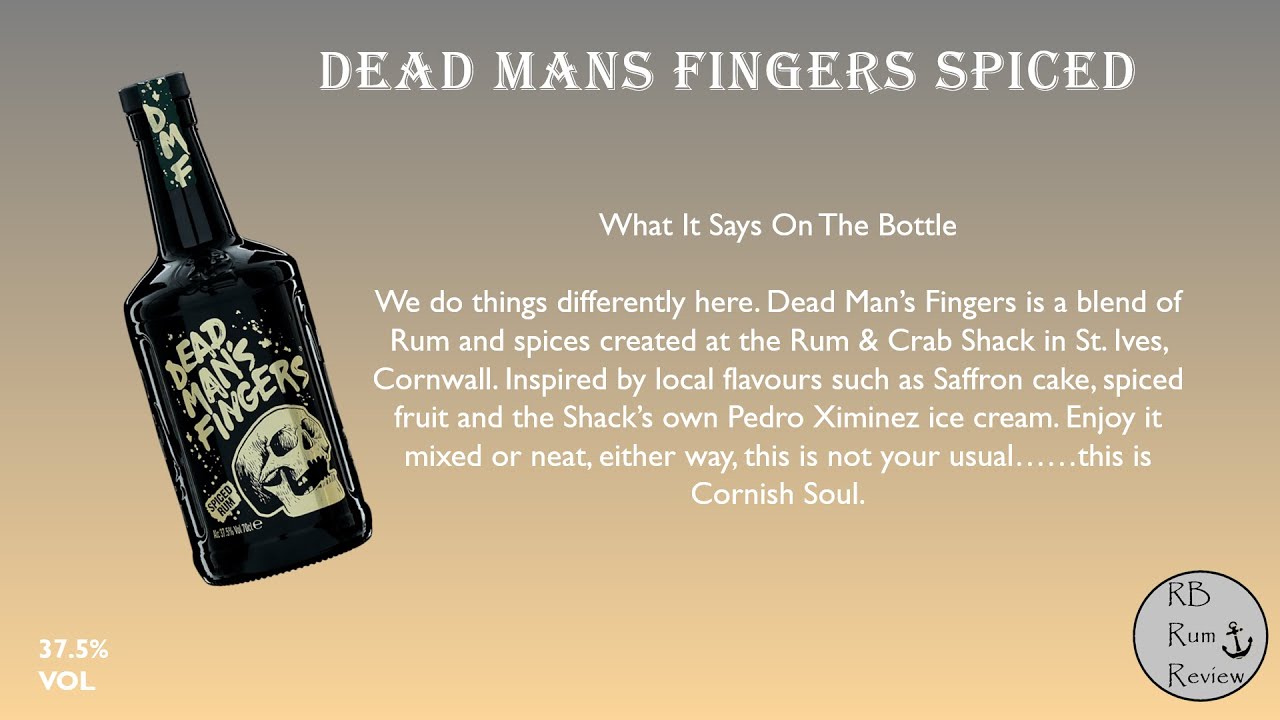 Dead Mans Finger Spiced Rum Review