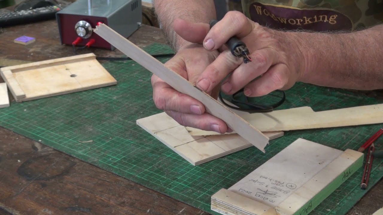 Robert Sorby Pyrography Pt 2 of 6  Making a Tic Tac Toe Board