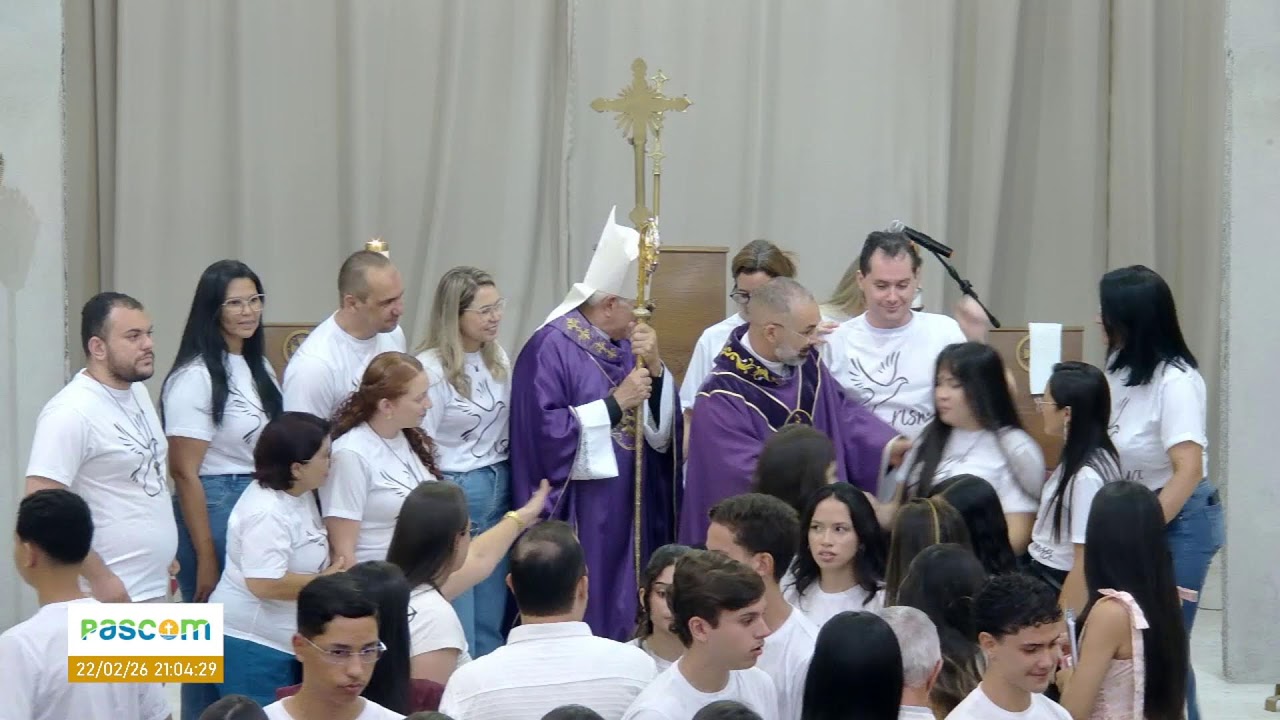 SANTA MISSA AO VIVO | 1º Domingo da Quaresma | Domingo | 22/02/2026 às 19h00