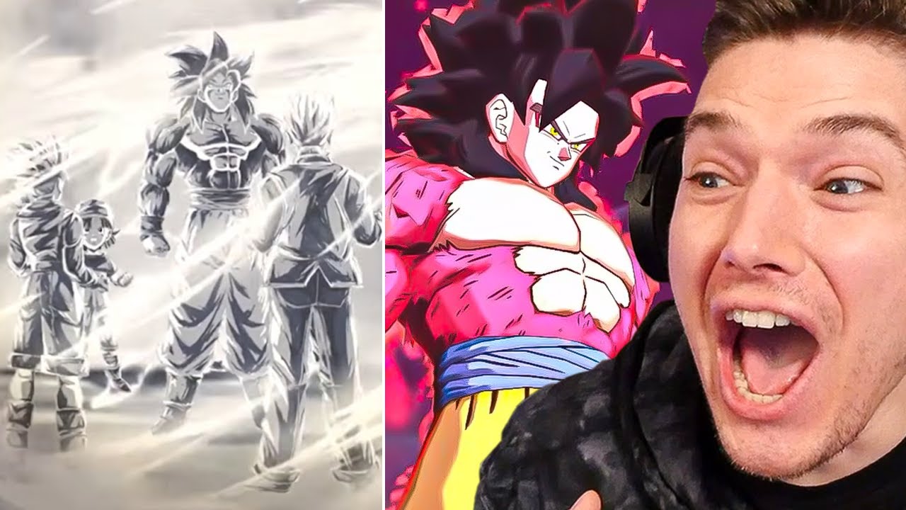 Реакция на появление нового Супер Сайяна 4 Гоку в Dragon Ball Legends, часть 3!