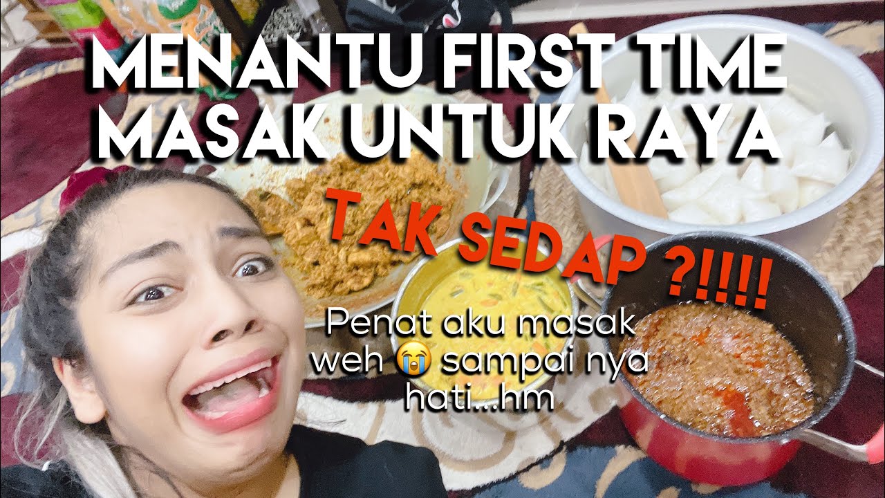 RAYA VLOG | Aku kena masak untuk raya untuk pertama kali weh 😭 Mampus aku 💩