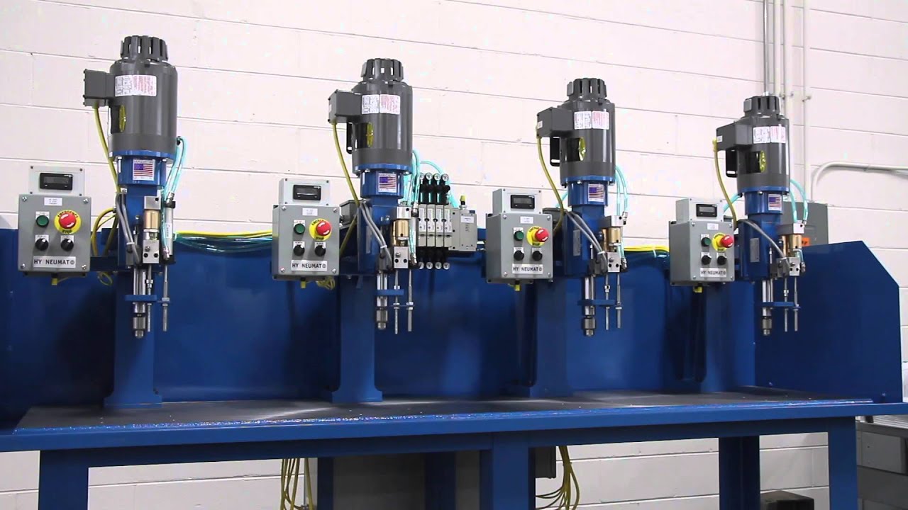 4 Station Peck Drilling Machine