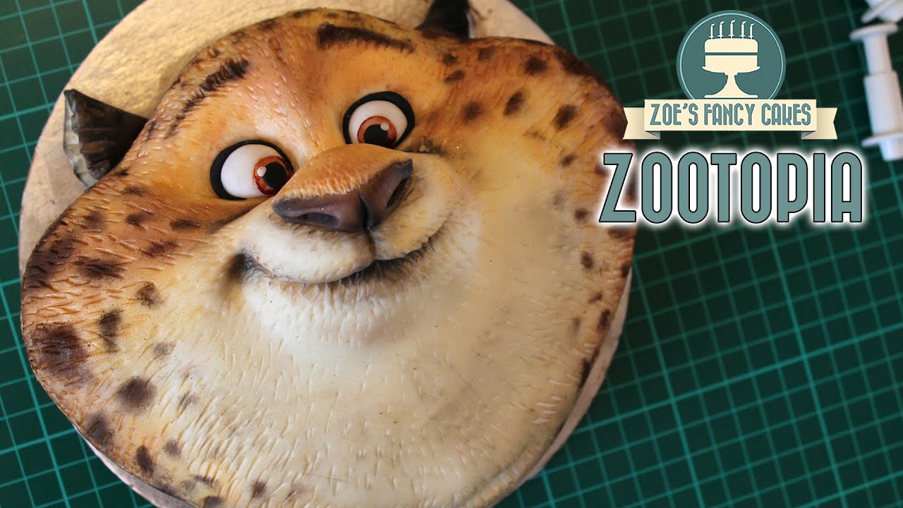 Zootopia cake officer clawhauser zootropolis