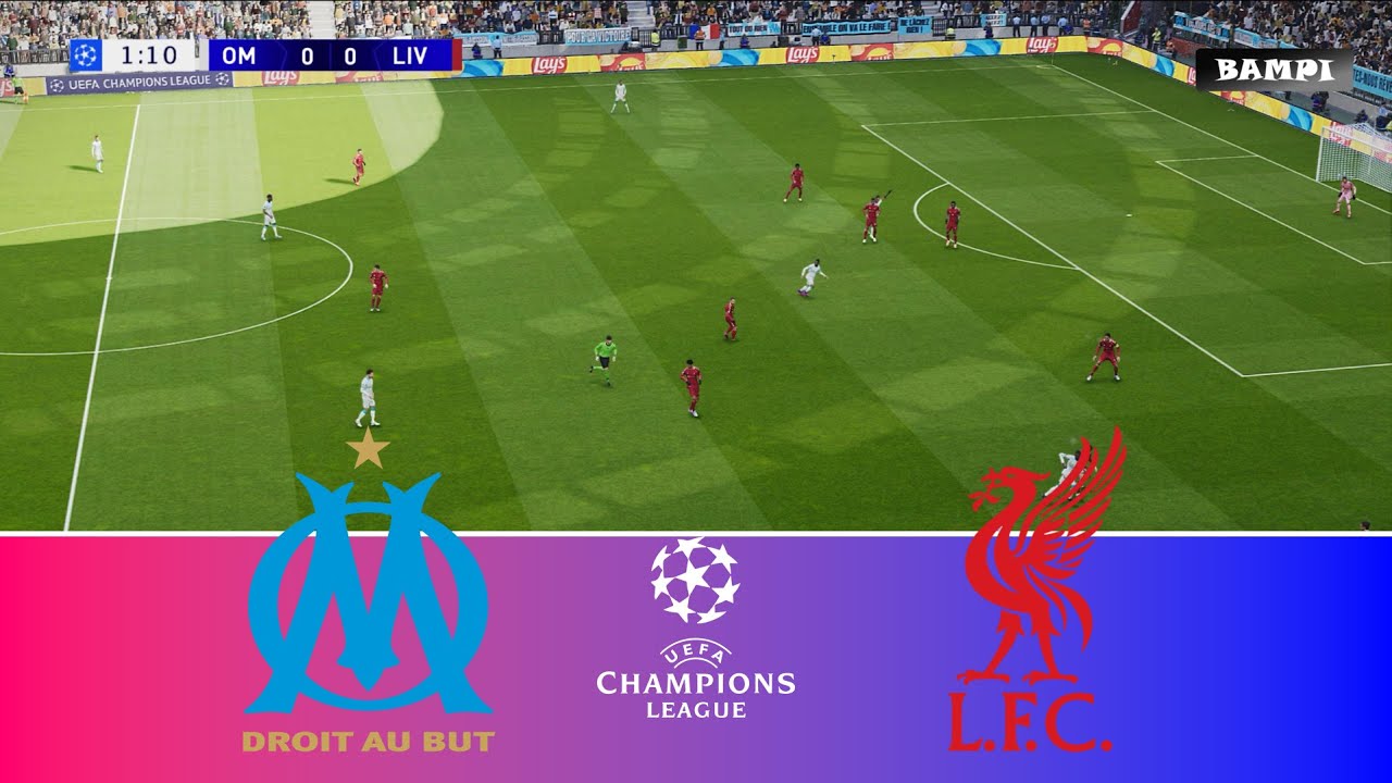 Marseille vs Liverpool - UEFA Champions League 2025/26 / Full Match All Goals / PES 21 Gameplay