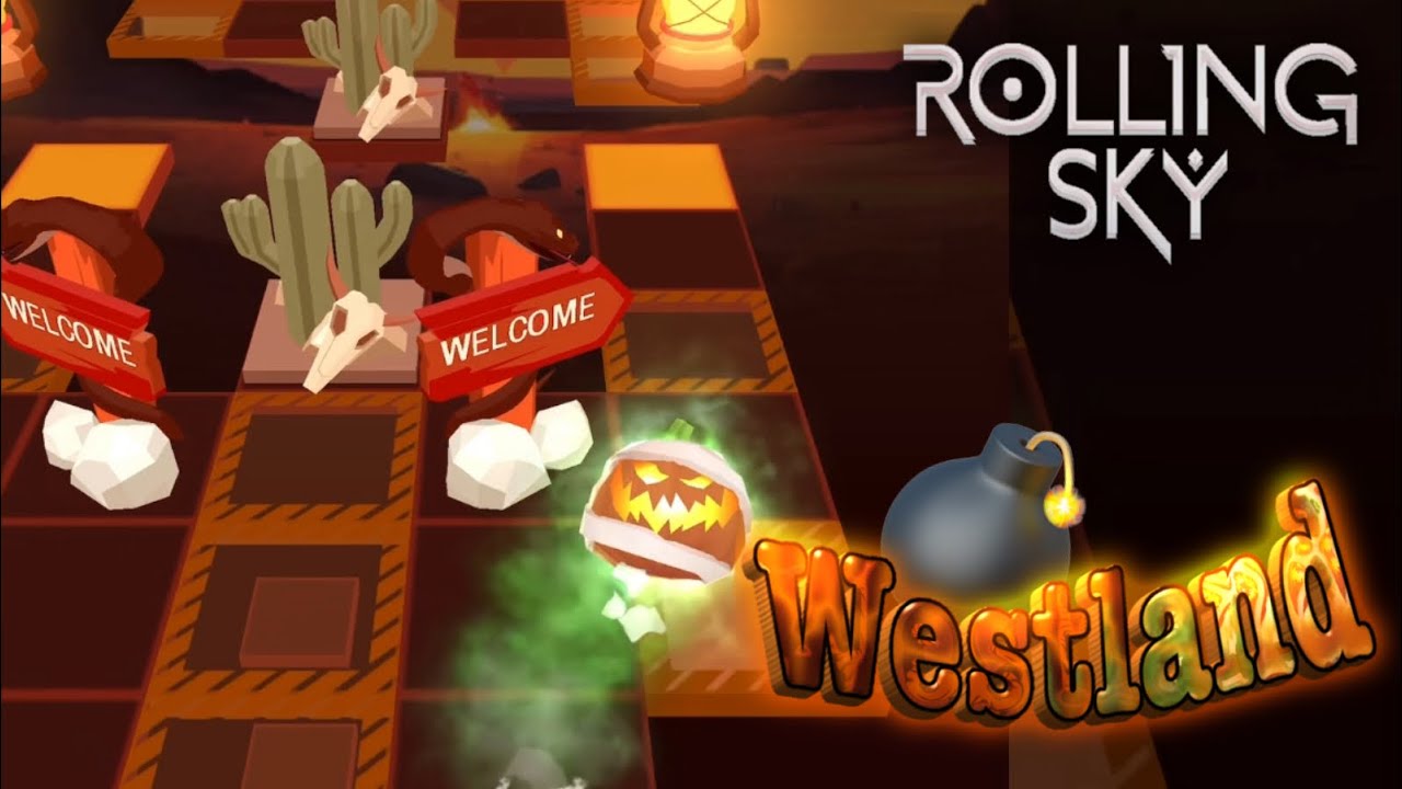 Rolling Sky - Westland 💣 | Rolling Sky Jumpscares
