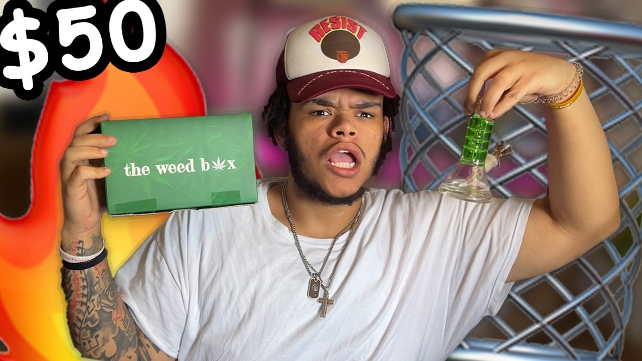 I Got A $50 Care Package From #TheWeedBox 🤔 Is It 🔥🔥or🗑️🗑️