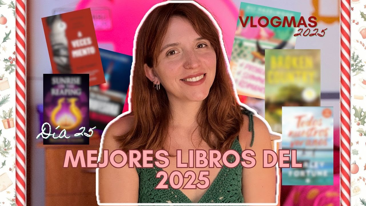 Vlogmas: día 25- Mis LIBROS FAVORITOS del 2025