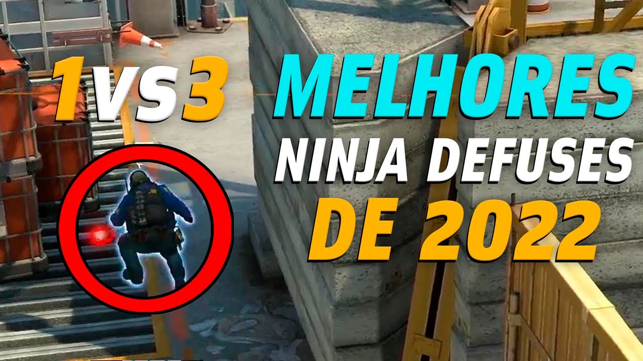 esse foi o melhor defuse do ano?? MELHORES NINJA DEFUSES NO CS:GO EM 2022