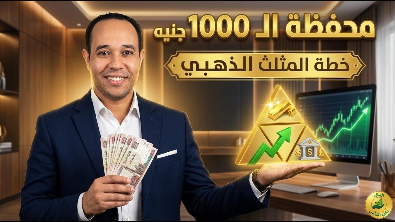 أقوى خطة لاستثمار الـ 1000 جنيه في 2026💲المثلث الذهبي للأرباح