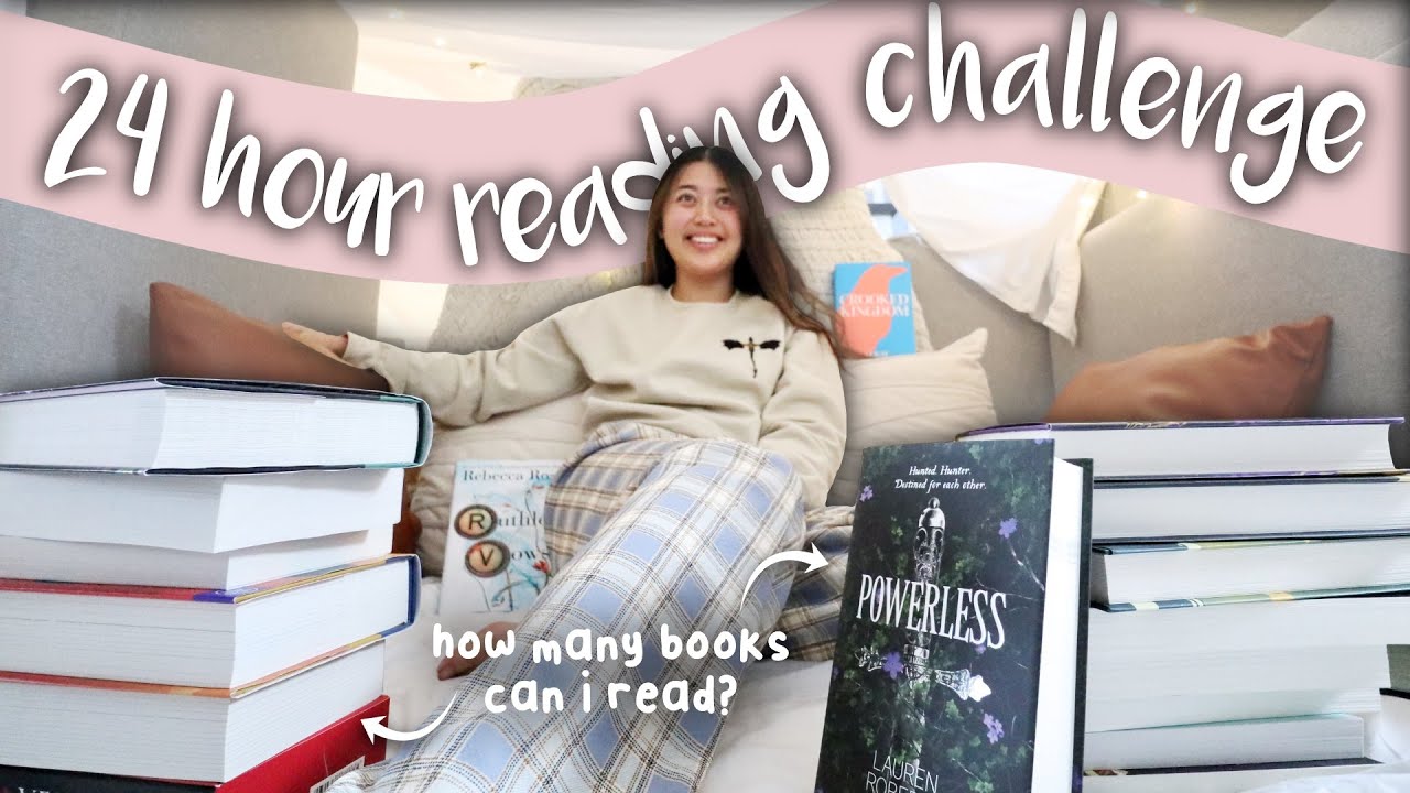 i read for 24 hours in a blanket fort 📚