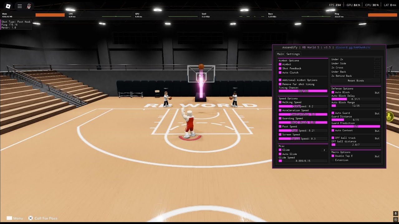 BEST RB WORLD 5 SCRIPT, *POST SCORER* edition (PingBased Autotime, Macros, Speed, and more)