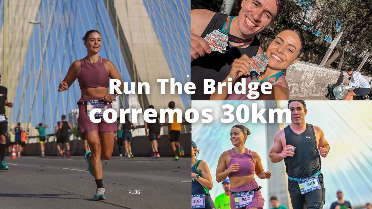 mais um vlog de corrida, 30km Run The Bridge,  quebrei na prova, viagem de fim de semana