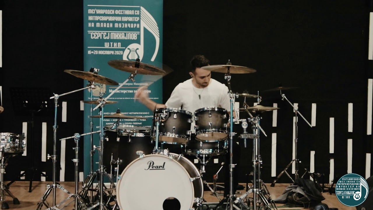 GRAND PRIX of THE FESTIVAL - Percussion instruments category - SAMIR IBRAIMI (set drums) 2020