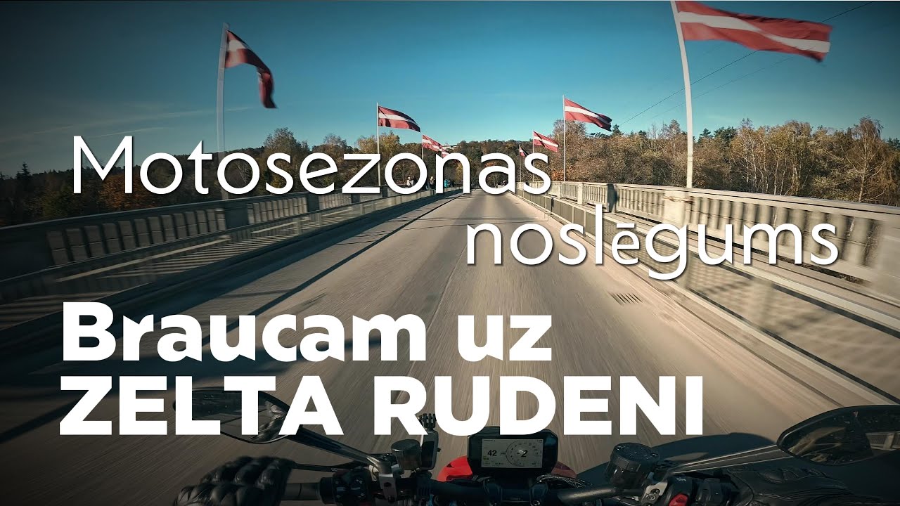 Moto sezonas noslēgums Siguldā  | MOTO IZBRAUCIENI