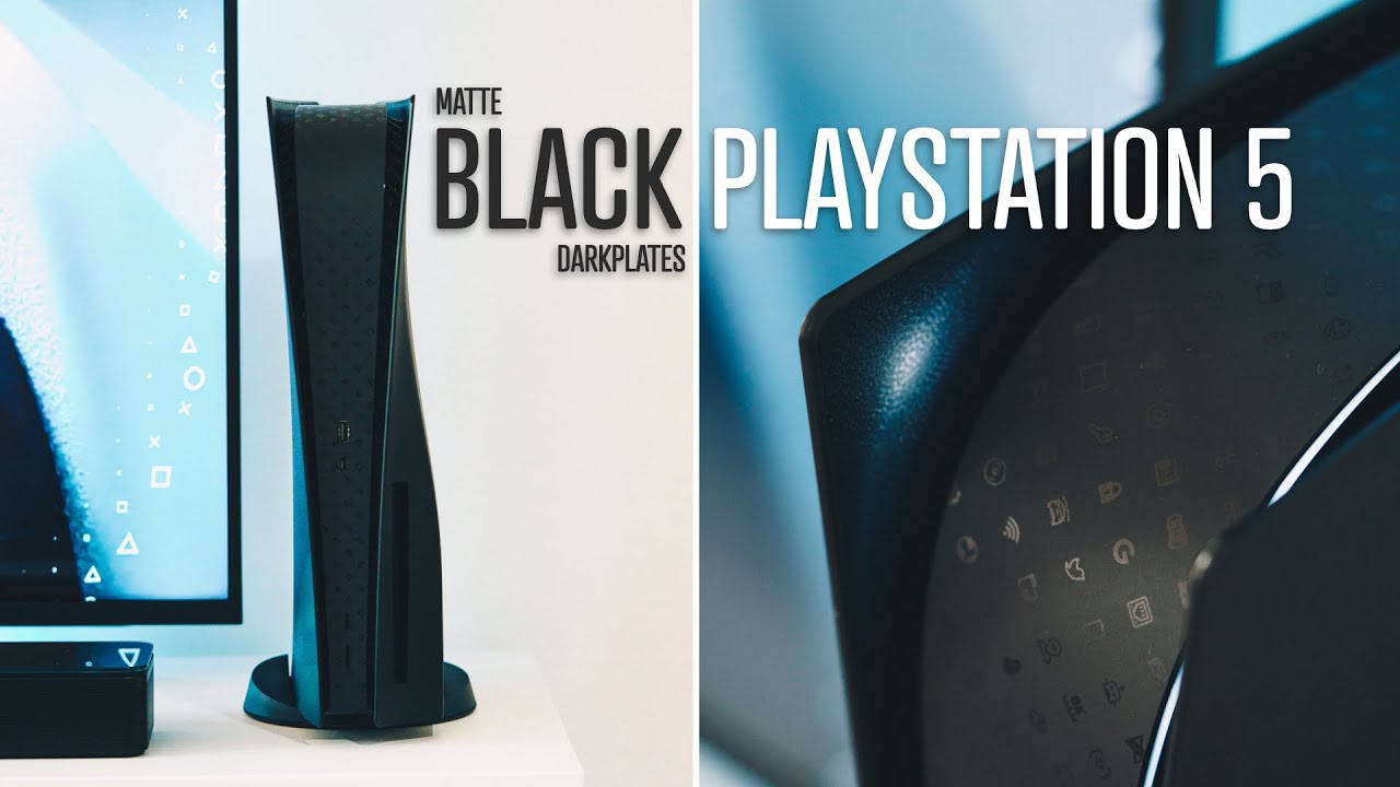 The MATTE BLACK Sony Playstation 5 - Unboxing - Install - Review