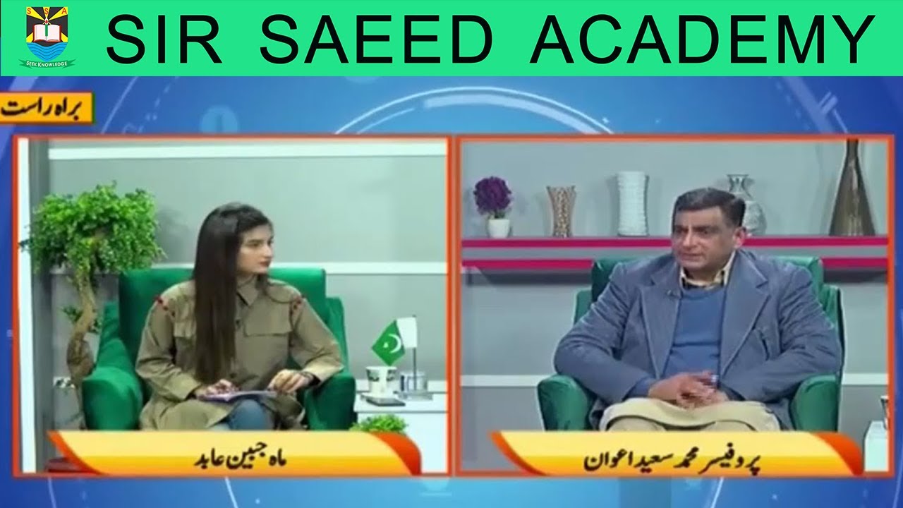 Role of parents and teachers in Character building of a child || Sir Saeed Academy