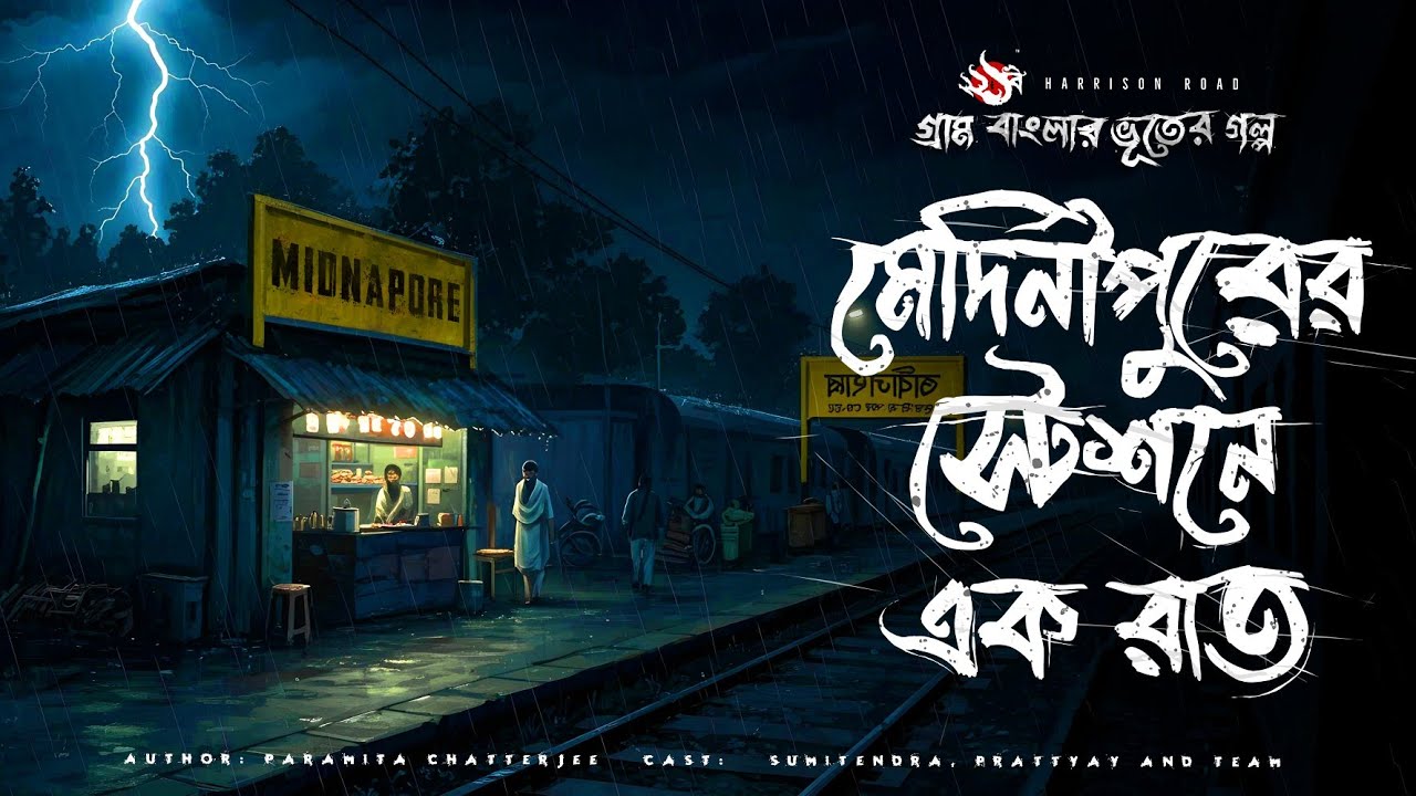 Medinipur Statione Ek Raat - Bhuter Golpo | Bengali Horror Story | Gram Banglar Vuter Golpo |