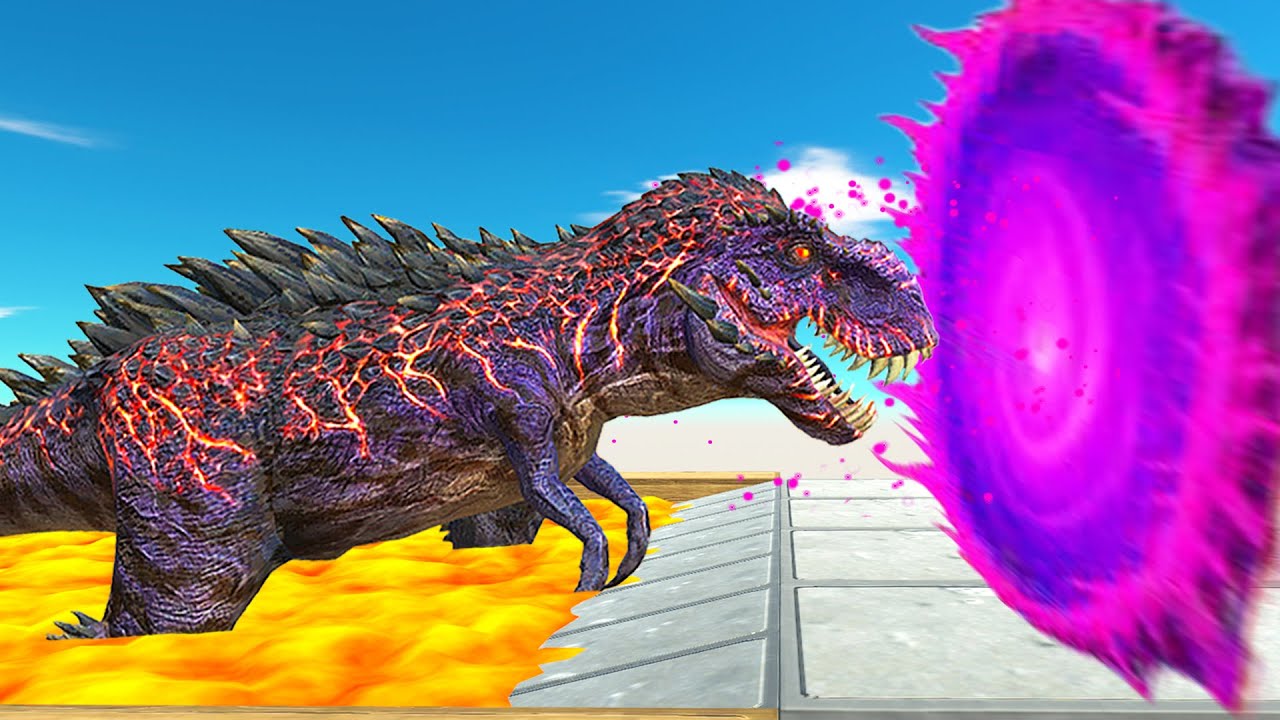 CROSS THE LAVA TO GET THE EVOLUTION - Animal Revolt Battle Simulator
