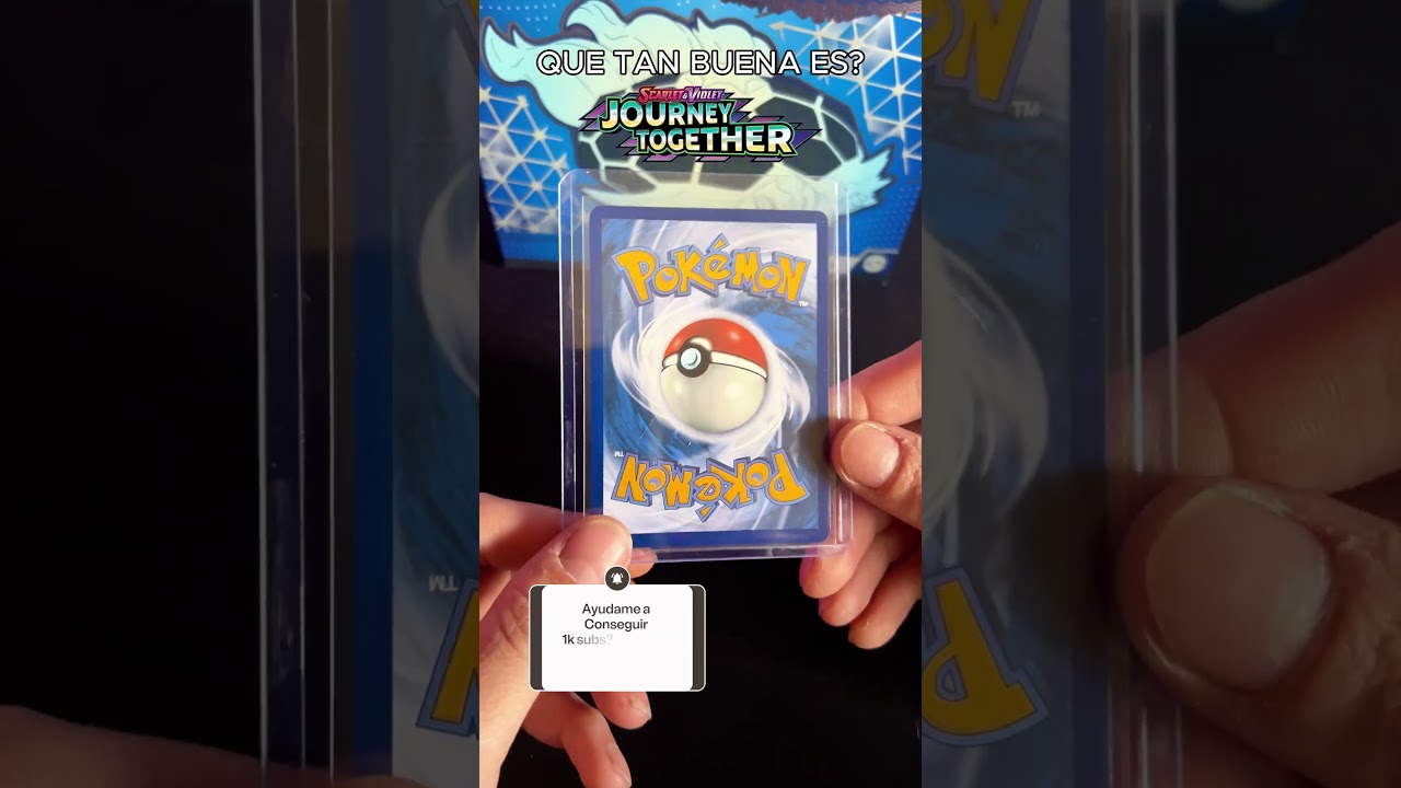 🤐 ¡REVELAMOS una de mis cartas TOP SECRET de Journey Together! | Pokémon TCG