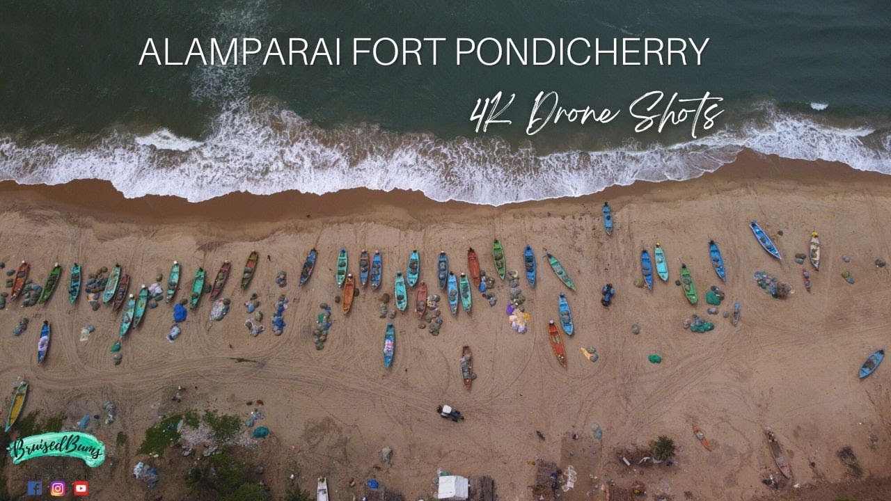 Alamparai Fort | Pondicherry | 4k Drone Shots | Aerial View