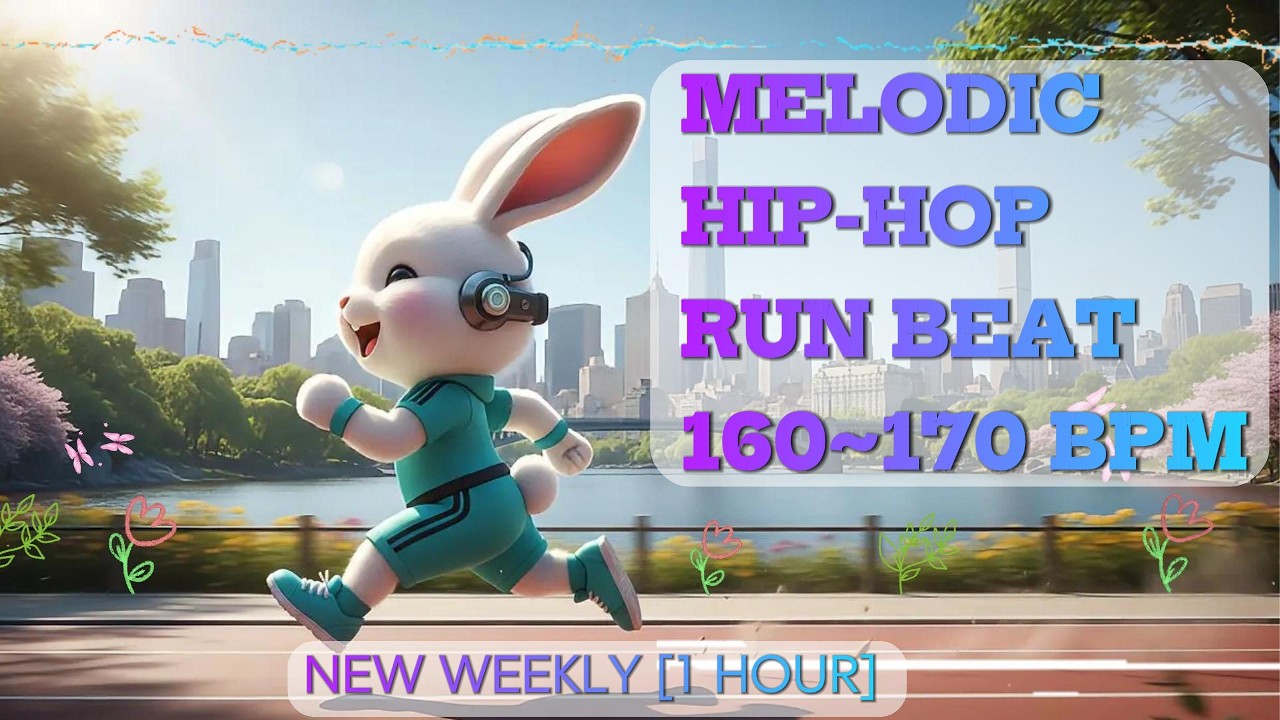 [RUN BEAT] 165 BPM 1 Hour of Melodic Hiphop for Running Marathon Prep: High-Performance (No Lyrics)