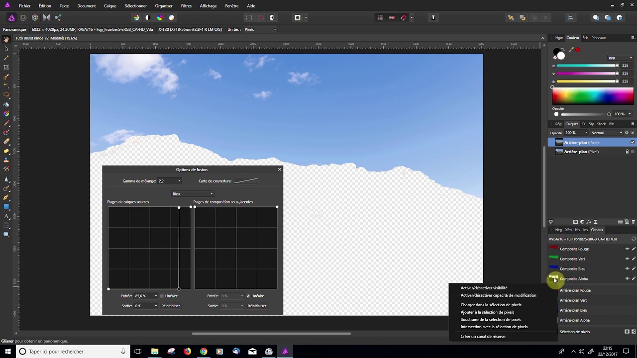 Affinity Photo - Les masques de luminosité en toute simplicité