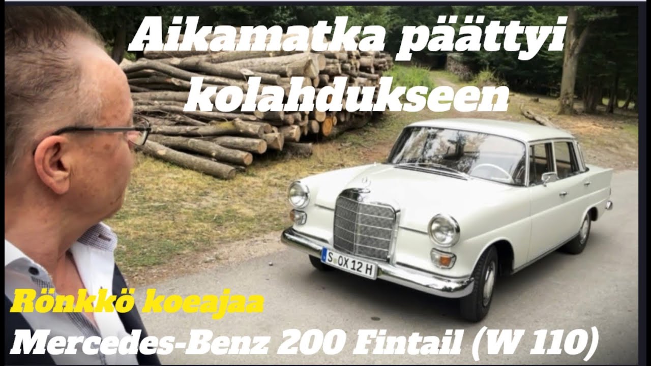 Koeajossa ikoninen Mercedes-Benz 200 