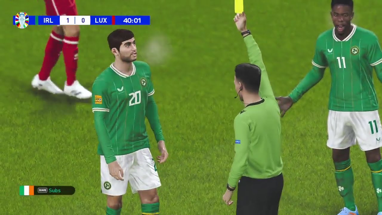 Group L Euro 3rd Round Ireland vs Luxembourg SRpski komentator