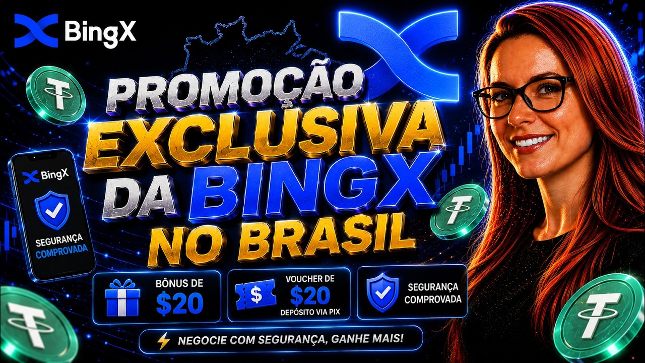 BingX Oferece fundo de teste e b&ocirc;nus promocional para o p&uacute;blico Brasileiro!!