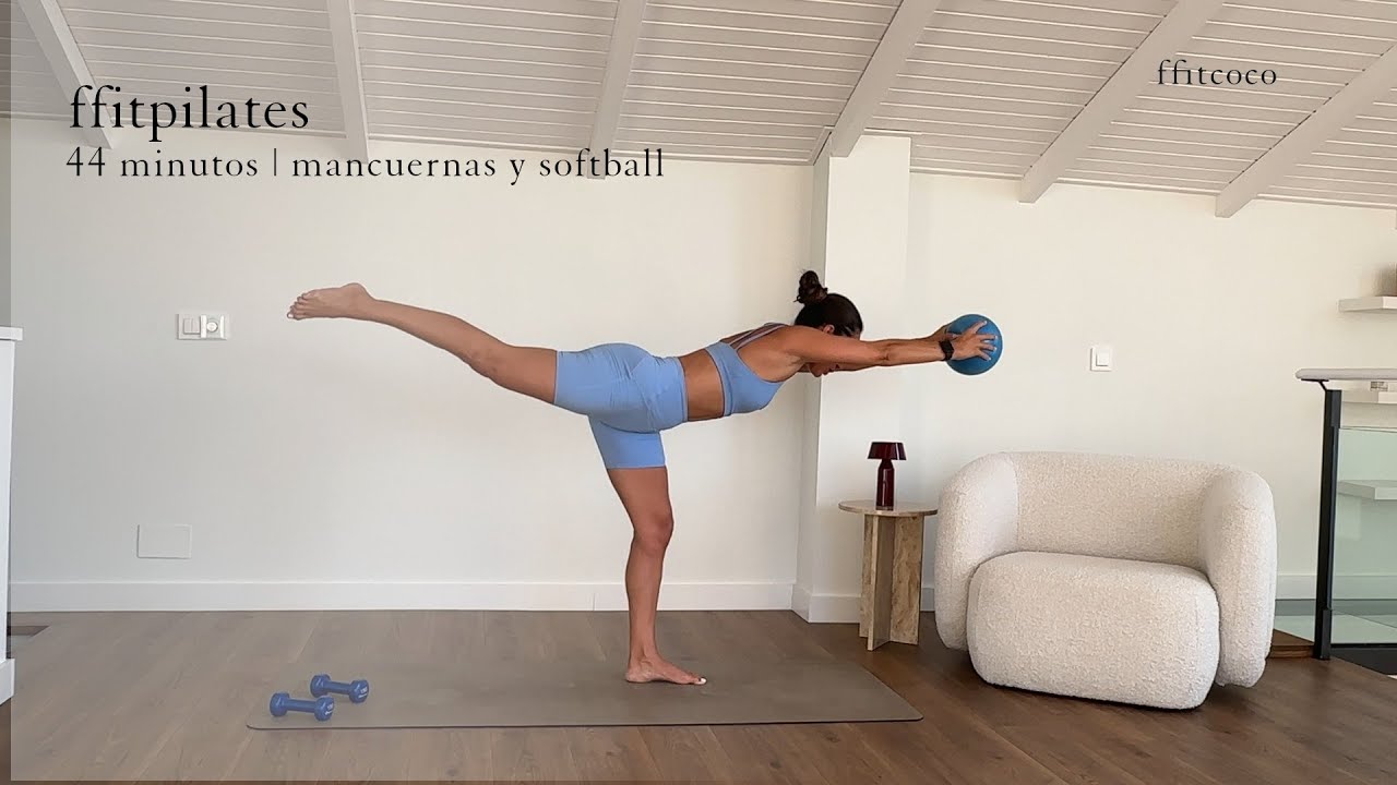 ffitpilates con MANCUERNAS y SOFTBALL | @ffitcoco
