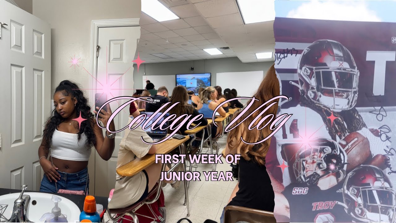 GRWM | First Week of Junior Year| Football Scrimmage